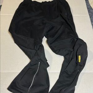 Nike Black Performance Track Pants with Zippered Ankle